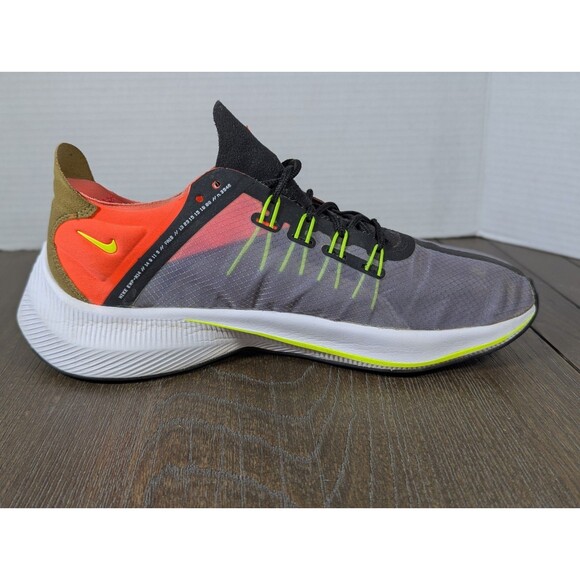 Nike EXP-X14 Running Shoes Sneakers Youth 7Y AJ1927 002 Gray Neon Lightweight - Picture 11 of 16